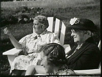 Family and friends in Maine, 1937-1938--Cyrus Pinkham--home movies. Reel 1