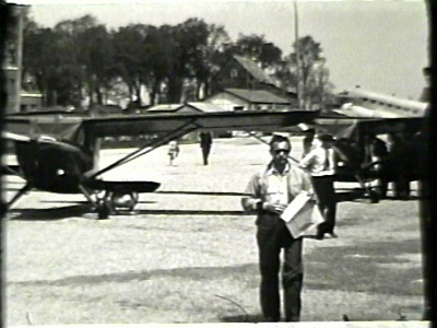 Airport, circa 1939-1941--Gilbert Pond--home movies. Reel 3