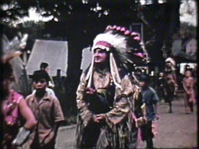 Penobscot Indians, horseback riding--Messler family--home movies. Reel 6