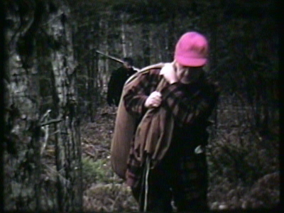 Winter, Blue Hill, Maine, and hunting--Messler family--home movies. Reel 15